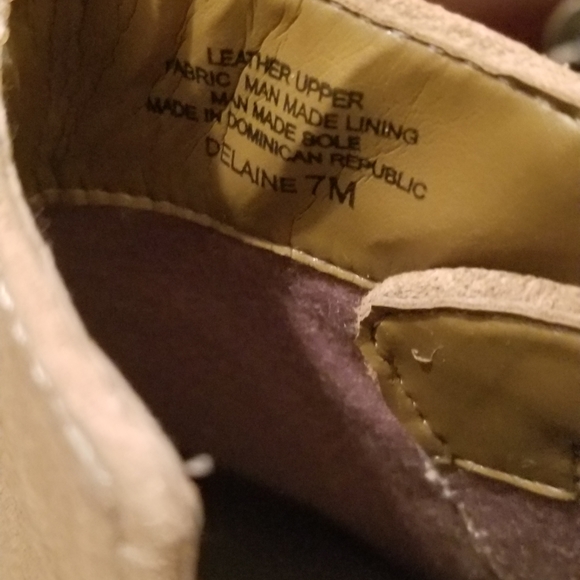 Brand New Jessica Simpson Leather Booties in Dark Tan Size 7 - Picture 5 of 5